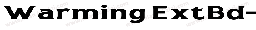 Warming ExtBd字体转换